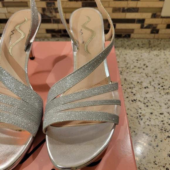 NINA Silver Sandals - Picture 2 of 11
